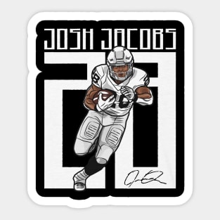 Josh Jacobs Las Vegas Number Sticker